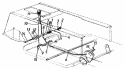 Gear Selector Assembly (6 Speed) Diagram and Parts List for 13A4662F129 2001 Yard Machines Lawn Tractor